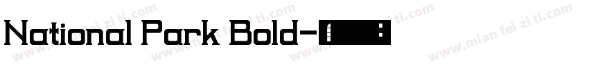National Park Bold字体转换